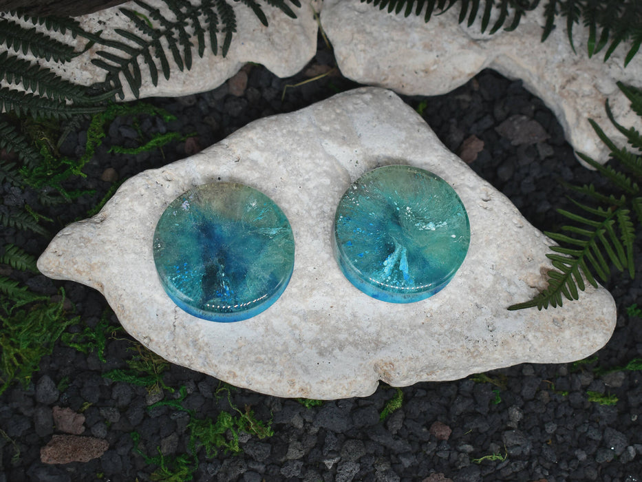 Resin Ear Tunnels 44mm | Pair | Ear Plugs | Gauge Earrings | Gauged Plugs #27