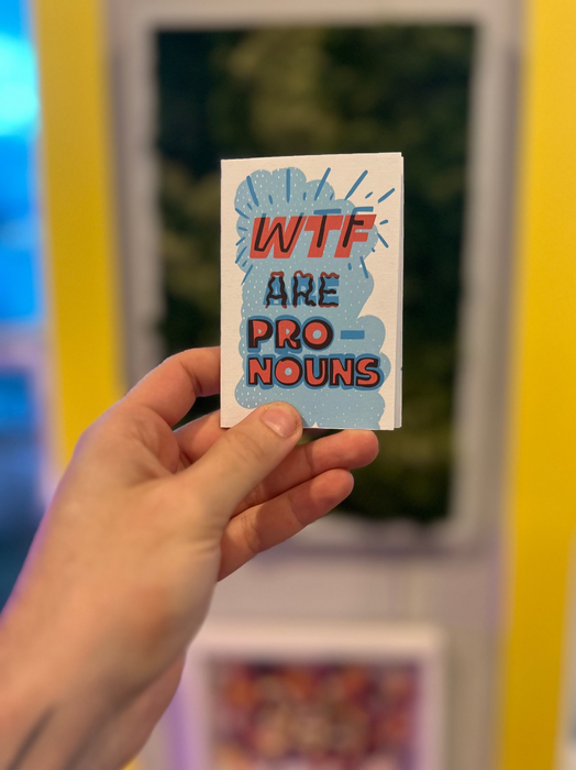 Illustrated Zine on Pronouns