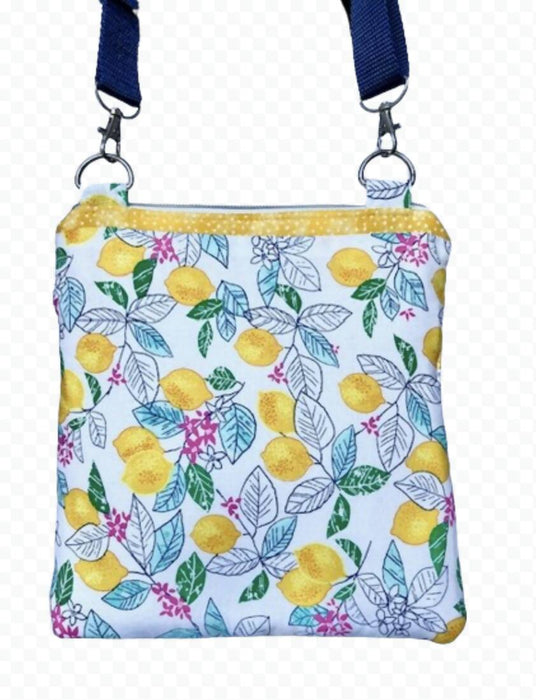 SALE!! Crossbody Bag - Lemon Garden