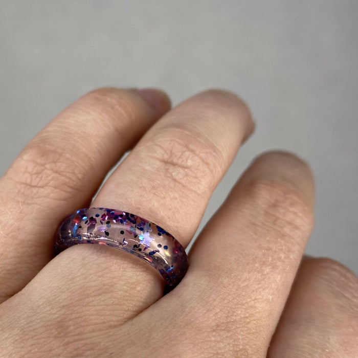 Sparkling Resin Ring | Multiple Color Options