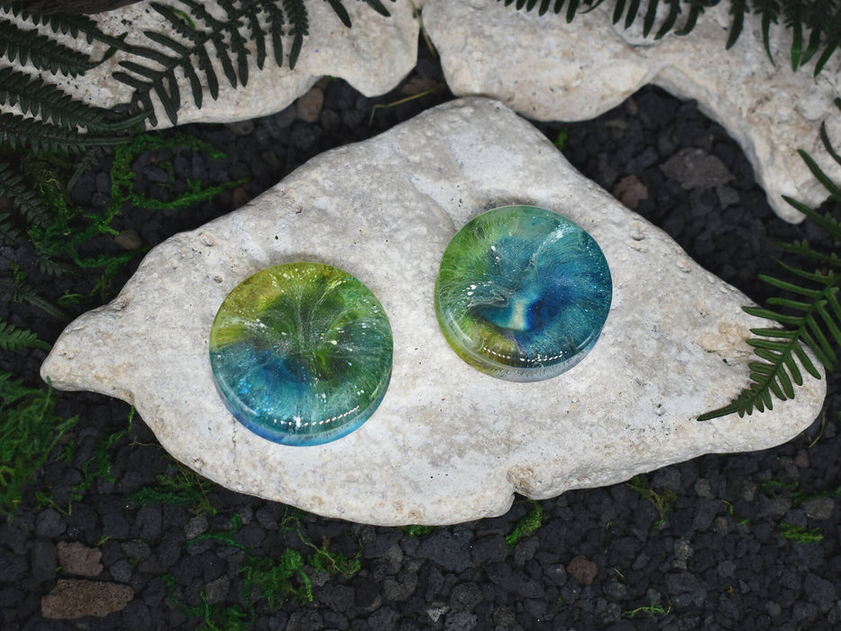 Resin Ear Tunnels 42mm | Pair | Ear Plugs | Gauge Earrings | Gauged Plugs #28