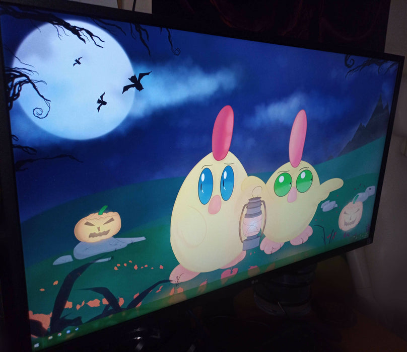 4K wallpaper - Chippo and Zuzu Halloween