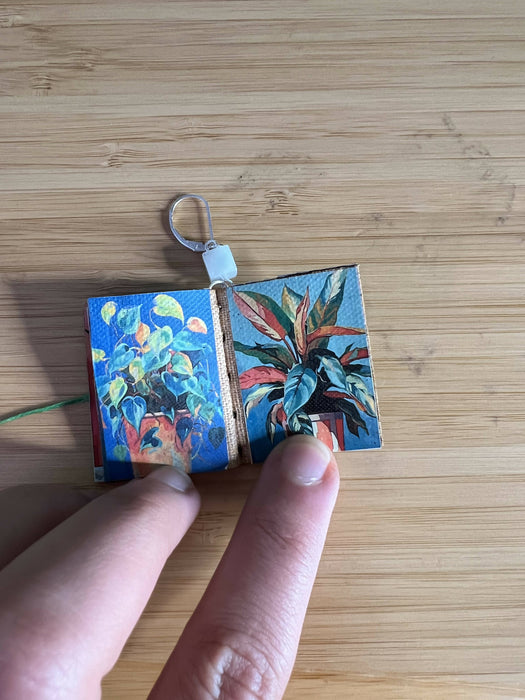 House Plant Booklet Earrings