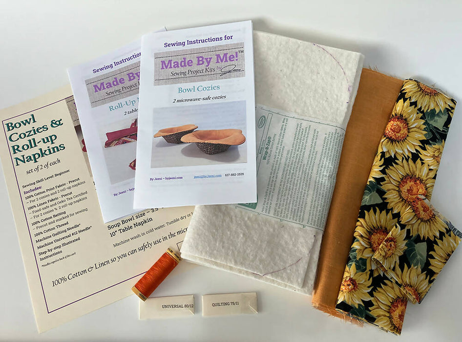 Bowl Cozies & Roll-up Napkins Sewing Kit