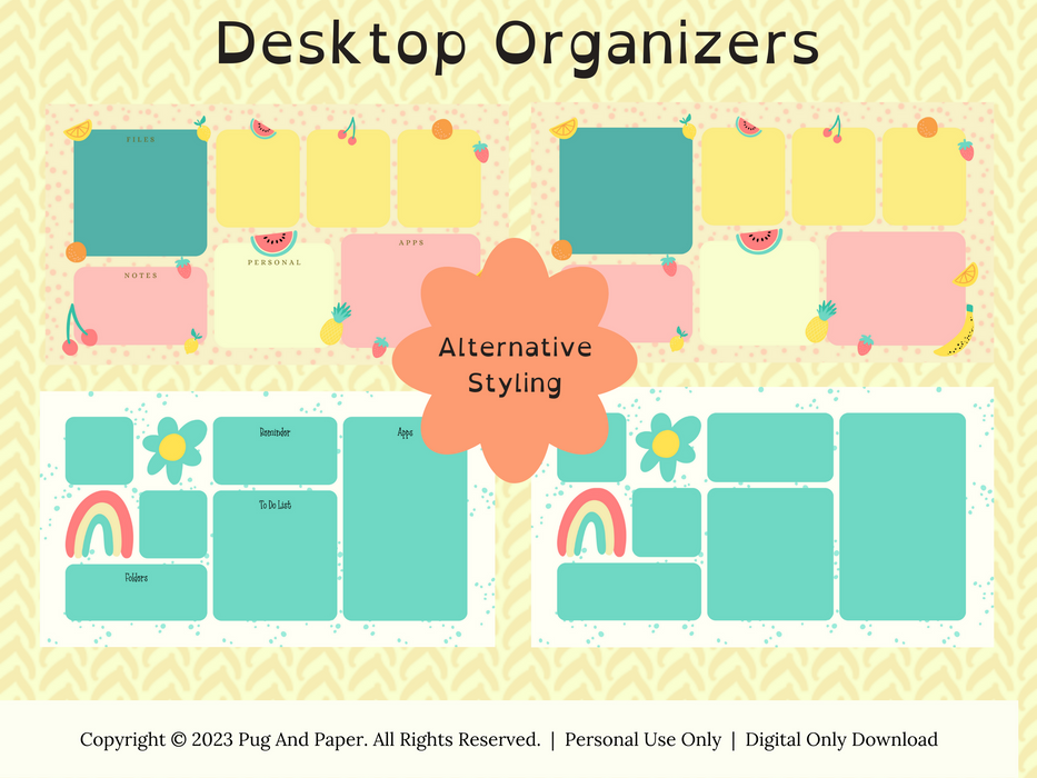 Summer Time Vibes Digital Organizer