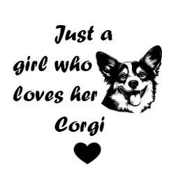 Just a girl who loves her Dachshund- Any dog can be used, Customized on request
