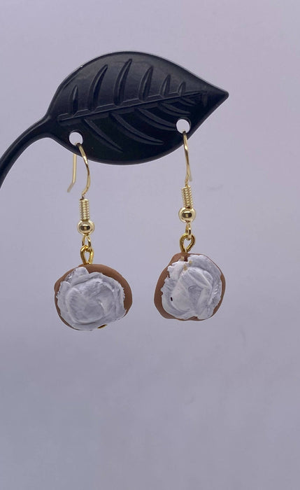 Cinnamon Roll Earrings
