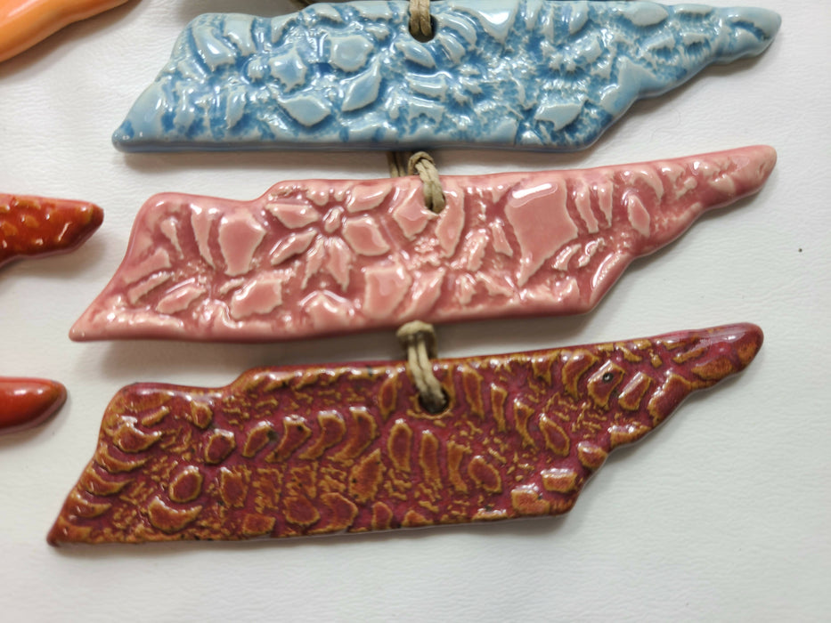 TN Tennessee Christmas Ornament - Pottery Ornament
