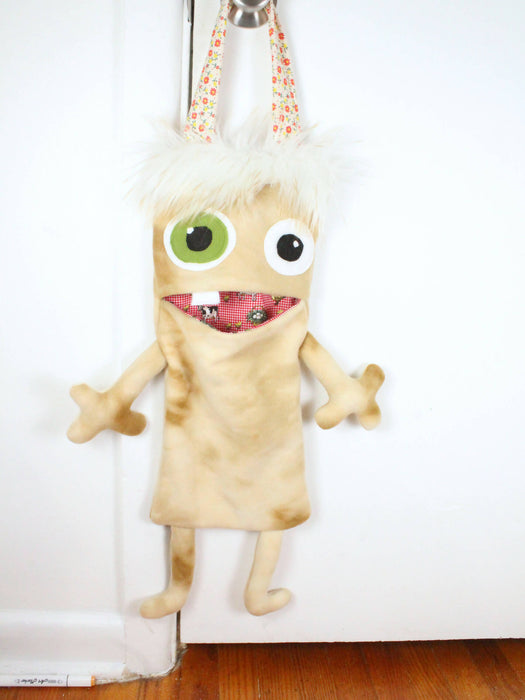 Small Mon-stor Toy Storage Bag - Monster Holiday Stocking