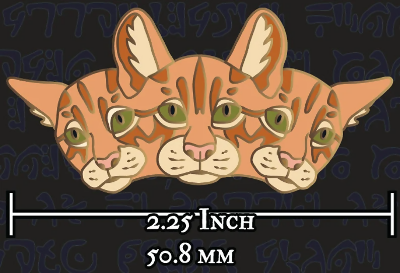 Eldritch Horror Inspired Cat Pins