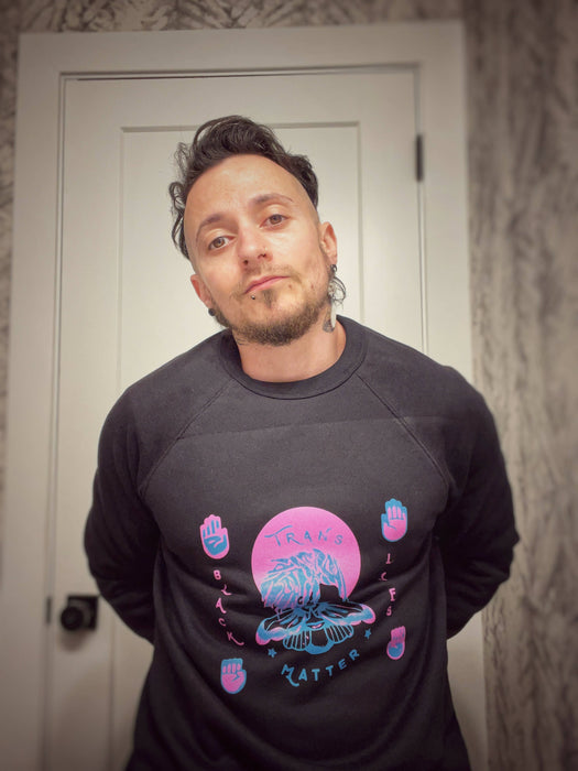 Black Trans Lives Matter Ethically Made Shirt, Crop Top and Sweatshirt