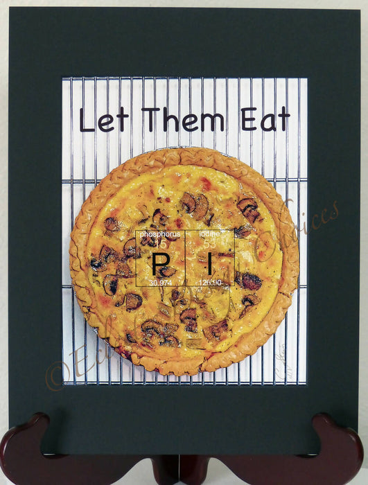Let them eat pi blk mat wm