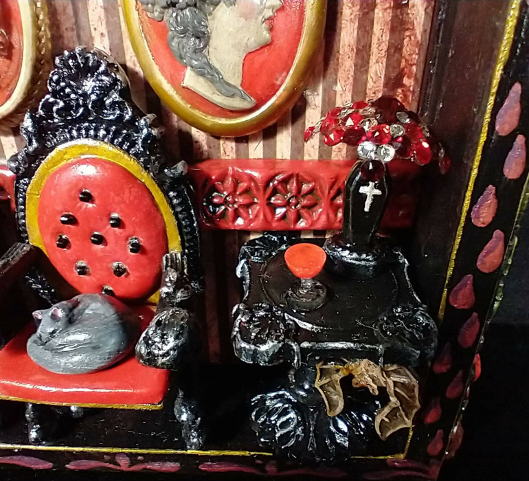 Vampire's Parlor Shadowbox