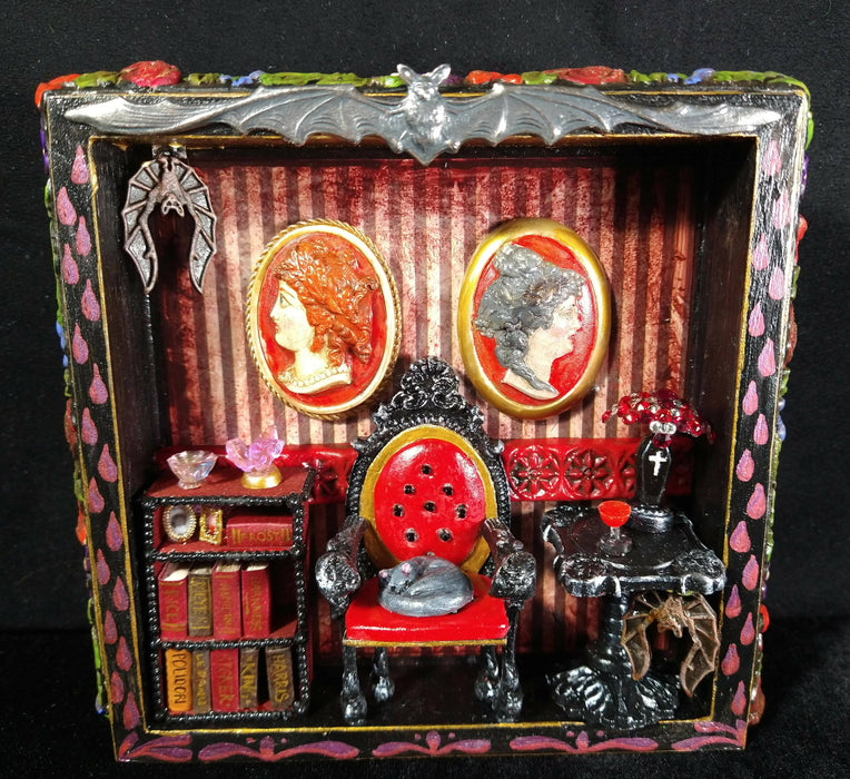 Vampire's Parlor Shadowbox