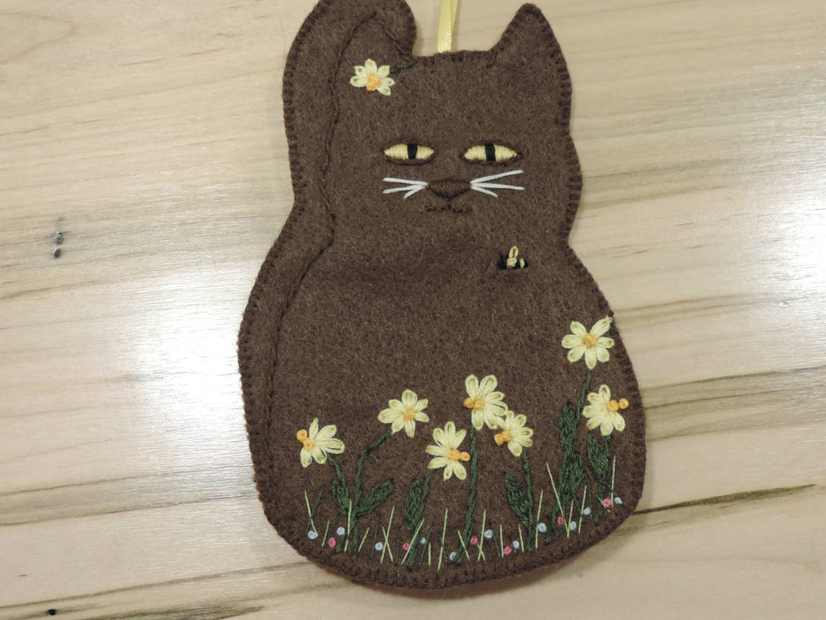 Felt Cat Ornament