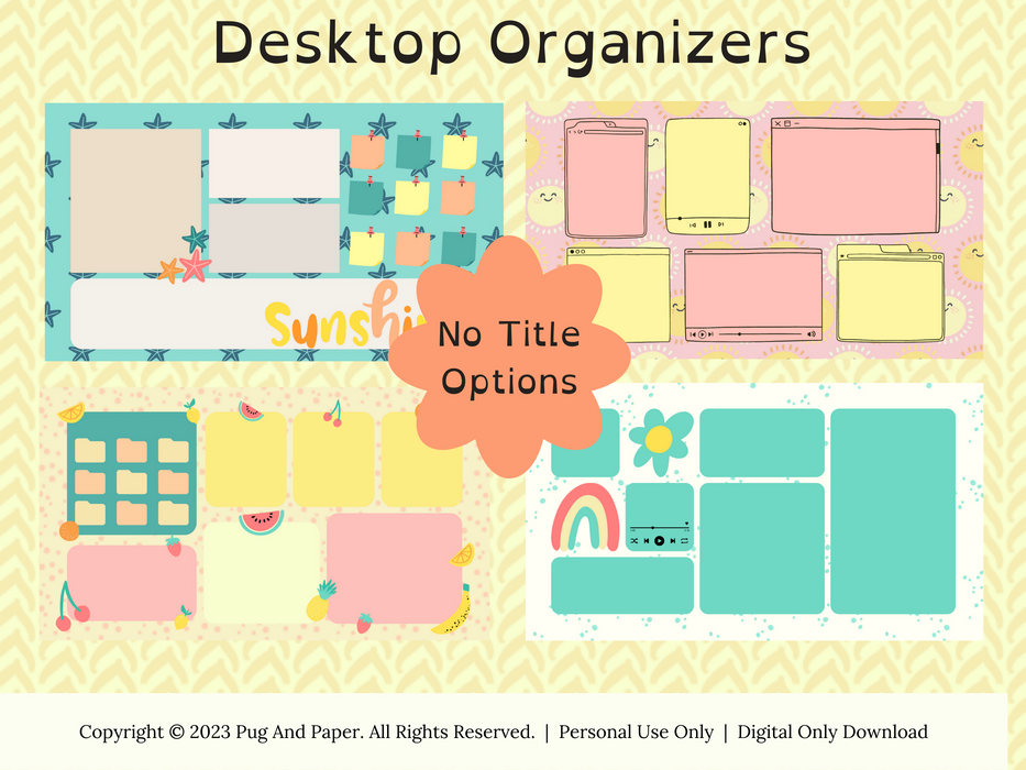 Summer Time Vibes Digital Organizer