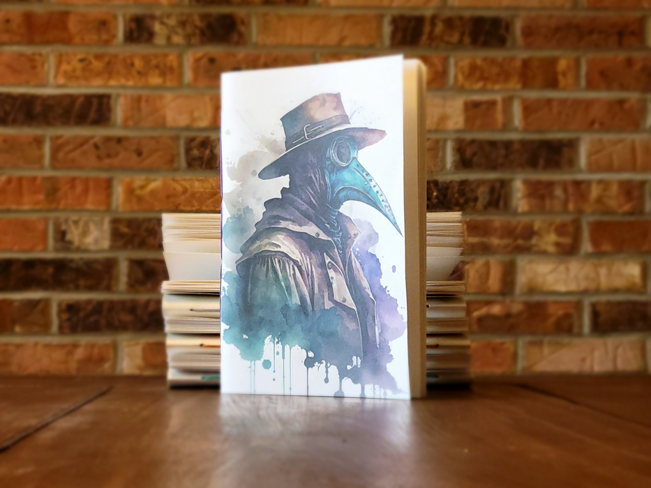 Plague Doctor Soft Cover Mixed Media Sketchbook