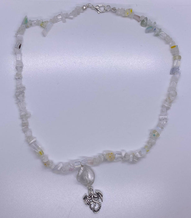 Silver Ice Dragon Choker/Necklace