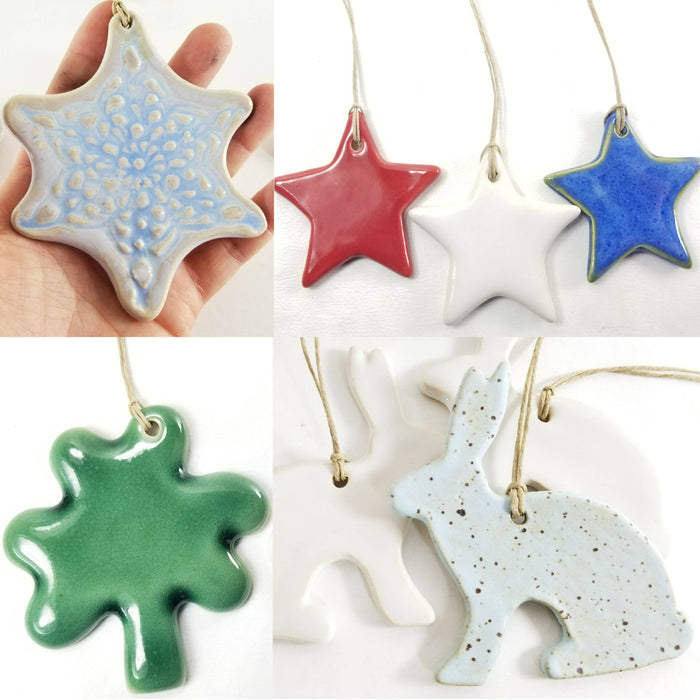 Pottery Subscription: Holiday Ornaments - 4 per year
