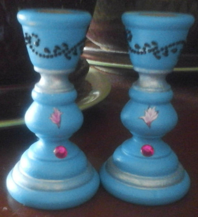 Wooden Candlesticks