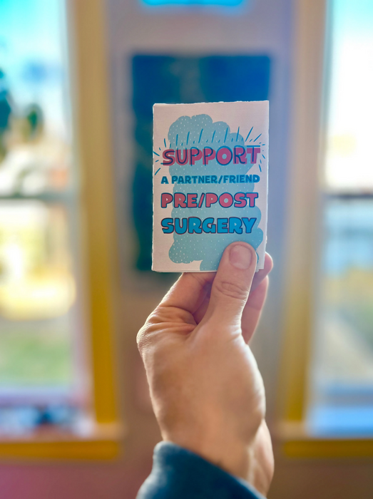 Illustrated Zine on Supporting a Friend, Partner Through Surgery