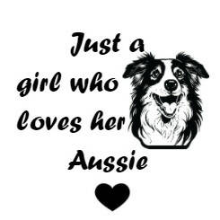 Just a girl who loves her Dachshund- Any dog can be used, Customized on request