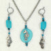 turq sea gls sea horses4 sq