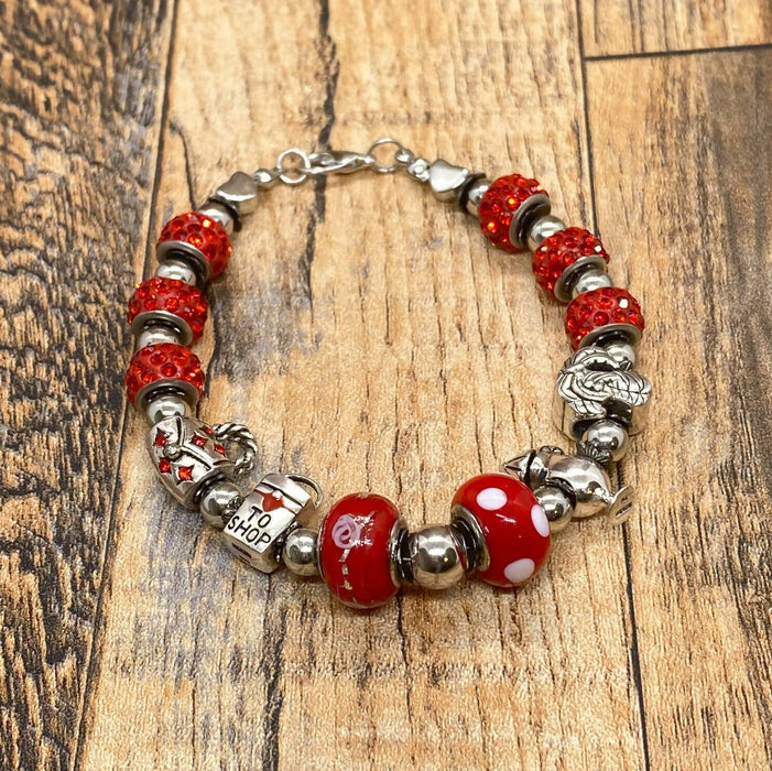 Bracelet with Sterling Silver Charms