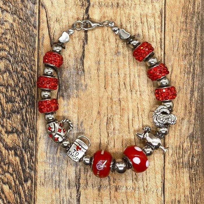 Bracelet with Sterling Silver Charms