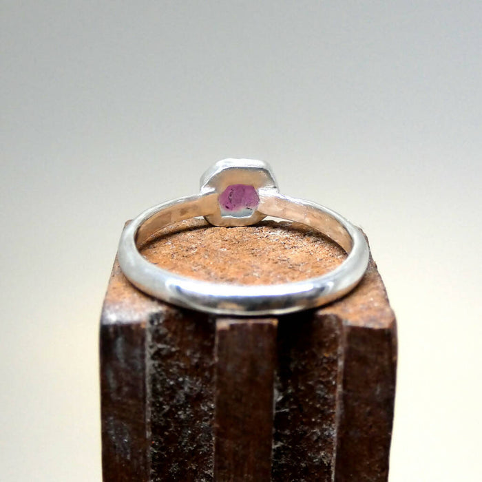 Coop Fundraiser Bi-Colour Tourmaline Bezel-Set Sterling Silver Ring
