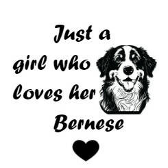 Just a girl who loves her Dachshund- Any dog can be used, Customized on request