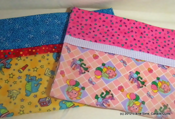 Toddler or Travel Size Flannel Pillowcases