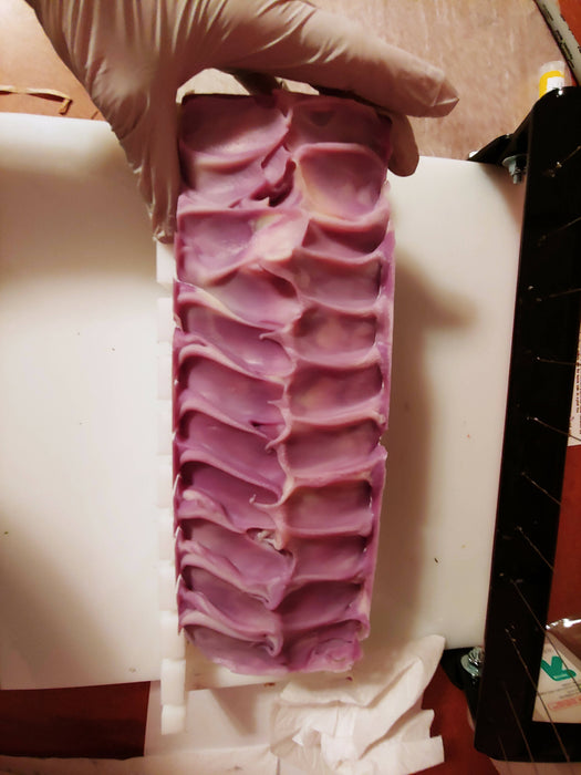 lilac soap loaf