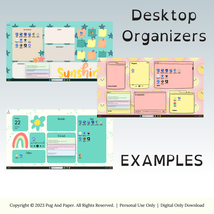 Digital Organizer Featuring AC's Brook the Chicken