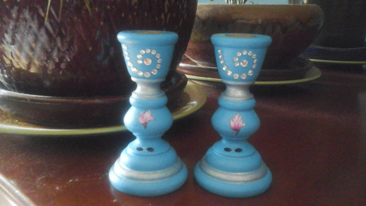 Wooden Candlesticks