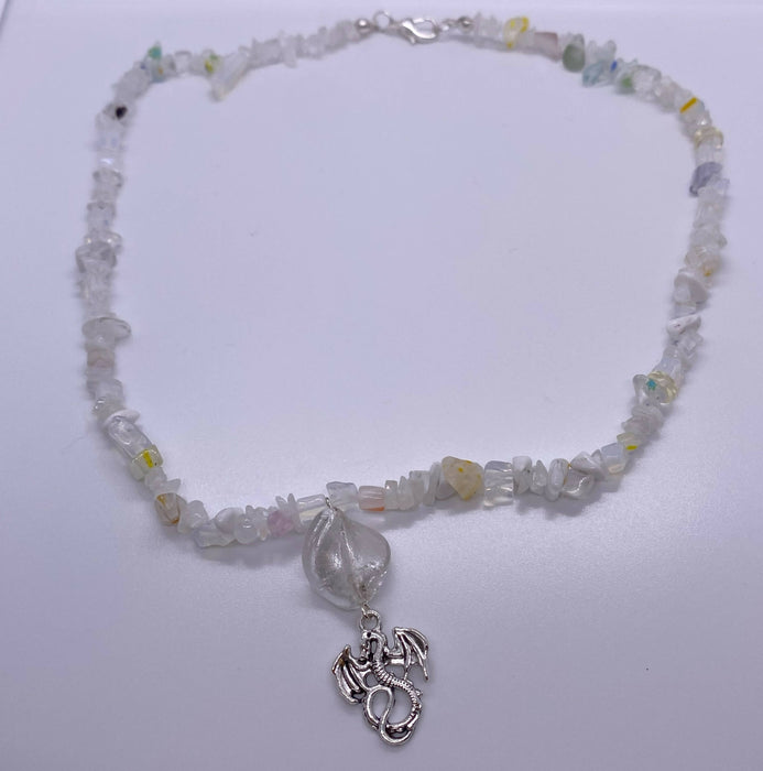 Silver Ice Dragon Choker/Necklace