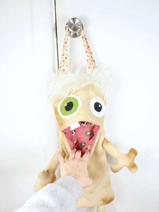 Small Mon-stor Toy Storage Bag - Monster Holiday Stocking