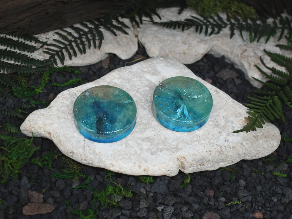 Resin Ear Tunnels 44mm | Pair | Ear Plugs | Gauge Earrings | Gauged Plugs #27
