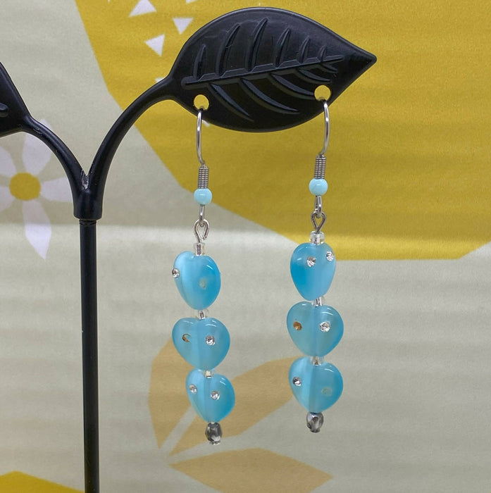 Stacked Heart Earrings - Dents and Dings sale