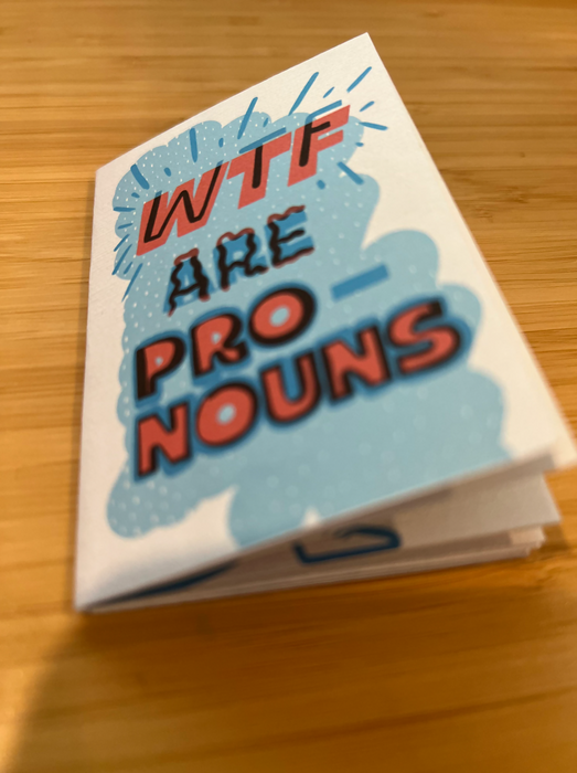 Illustrated Zine on Pronouns