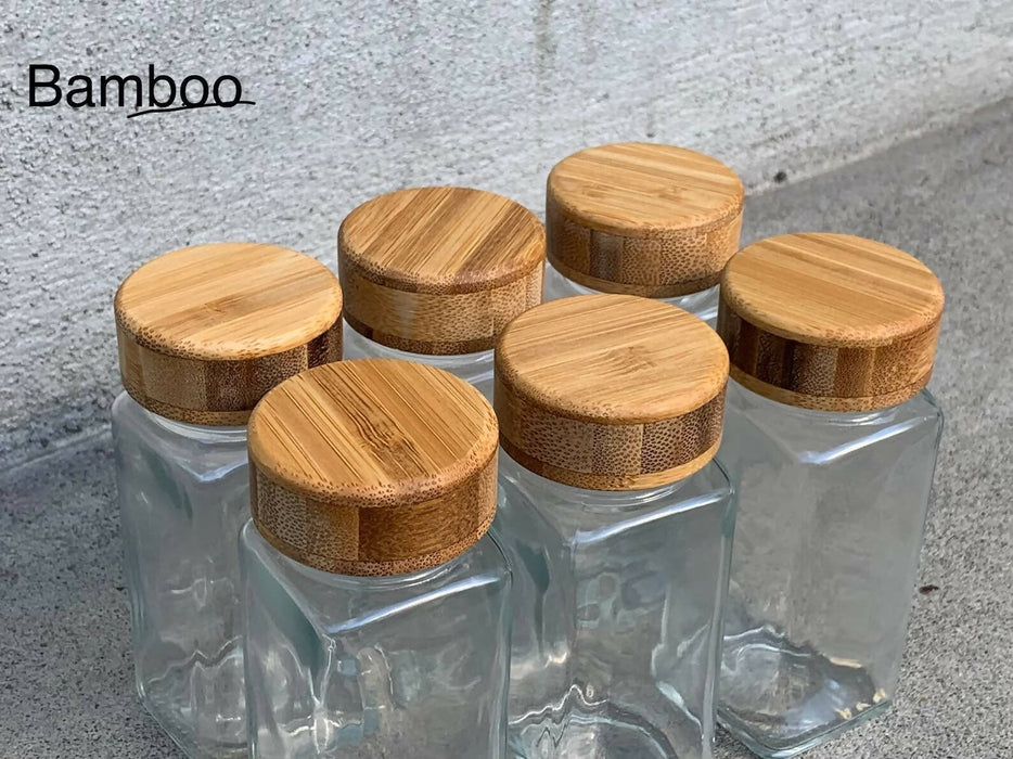 SPice jar lid in Bamboo