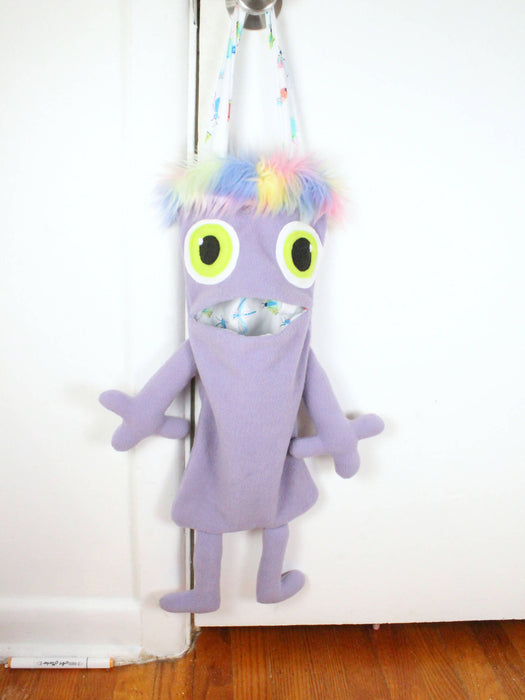Small Mon-stor Toy Storage Bag - Monster Holiday Stocking