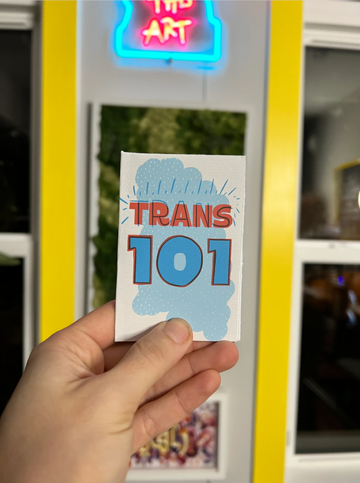Illustrated Zine on Trans 101