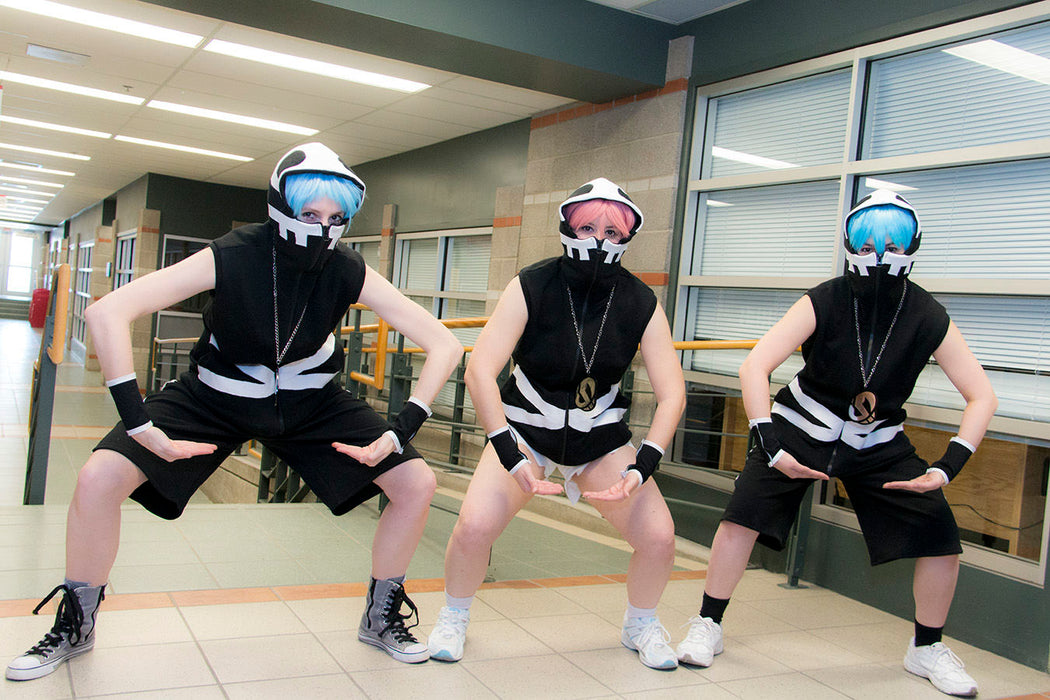 Pokemon Sun & Moon Team Skull male grunt inspired cosplay shorts