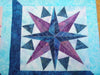 Queen Quilt Handmade Batik Patchwork Mariner's Compass Stars