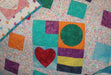 Original Handmade Patchwork Queen King Quilt - Love Party II