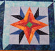Queen Quilt Handmade Batik Patchwork Mariner's Compass Stars