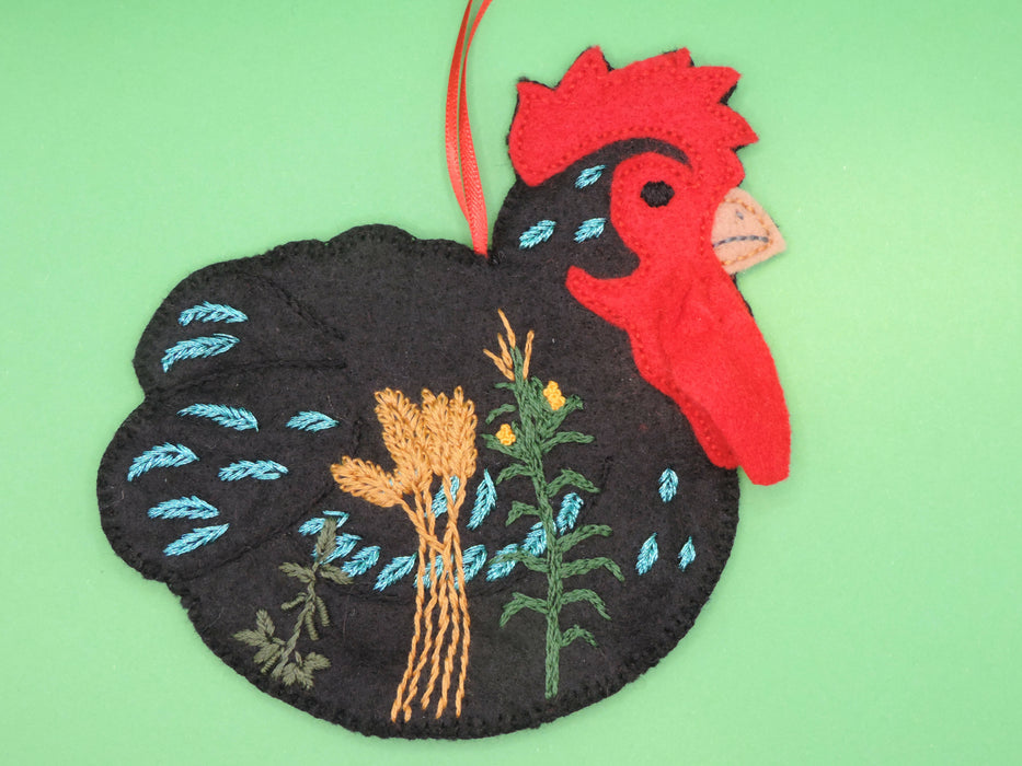 Felt Bird Ornaments