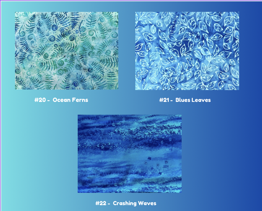 Blues Tones #20 to #22