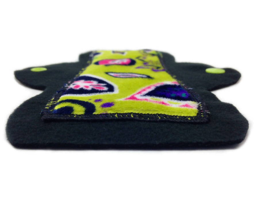 *Minky* Topped Reusable Pads & Panty Liners - Beehive Hexagon Print